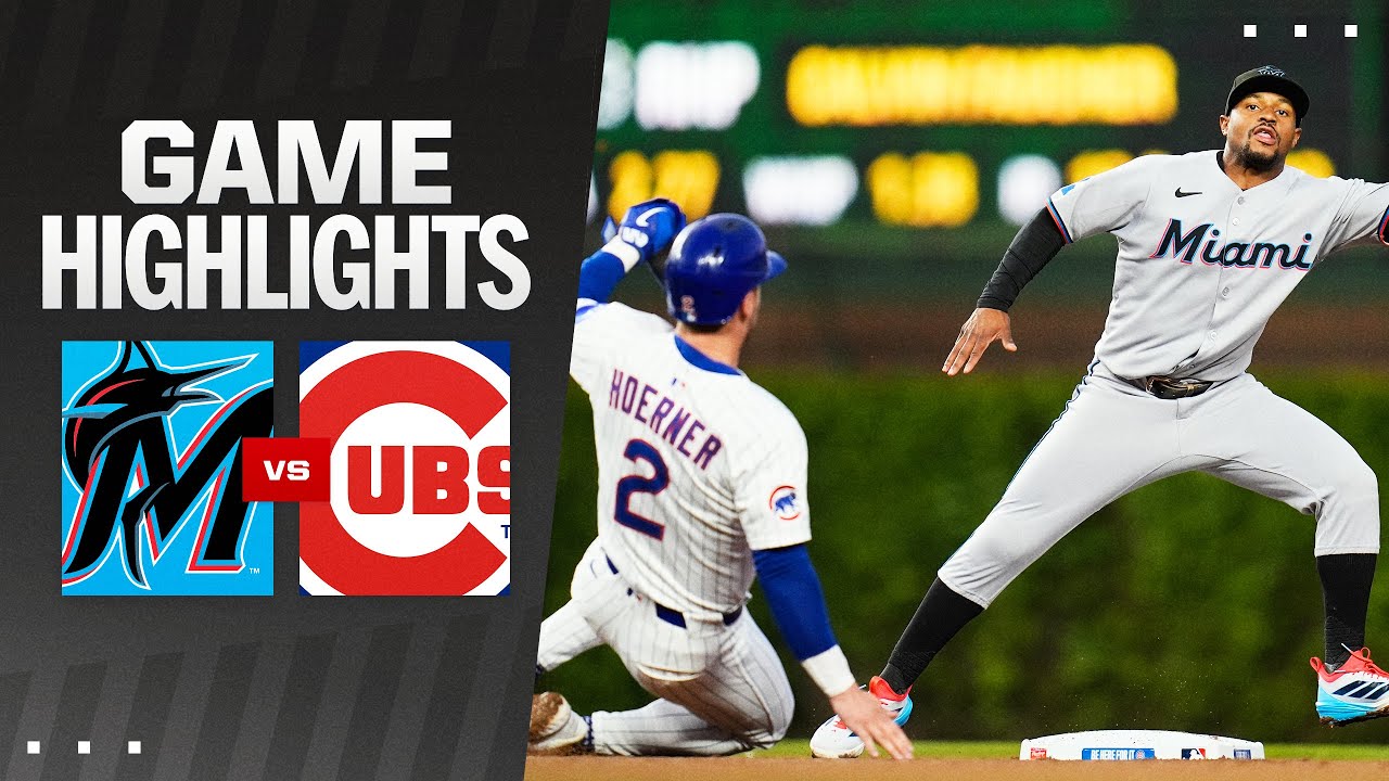 Marlins vs. Cubs Game Highlights (5/13/25) | MLB Highlights