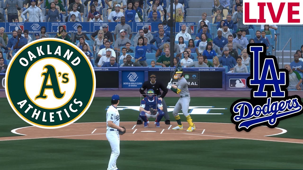 🔴LIVE 🔴Oakland Athletics VS Los Angeles Dodgers/ Mlb May 14/ Mlb the show 25