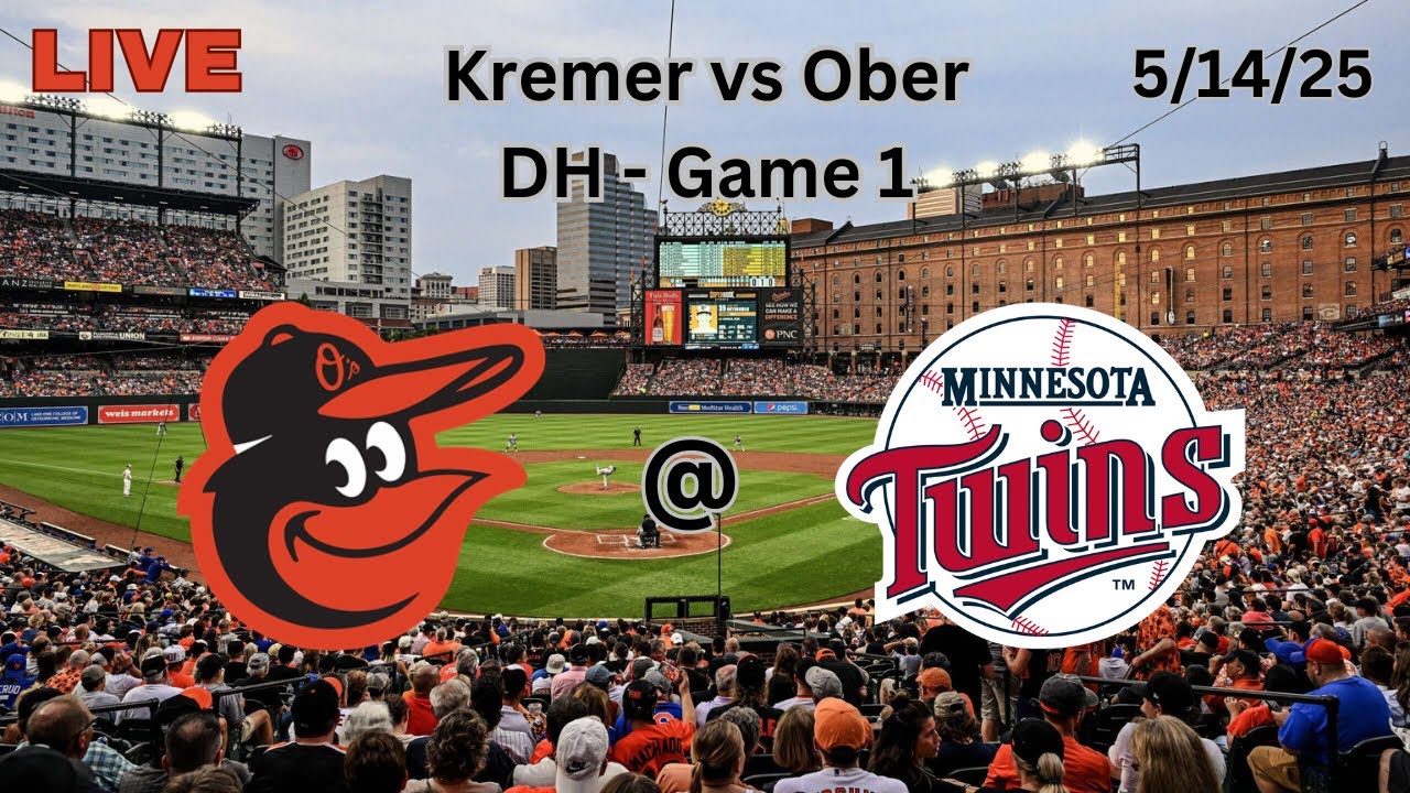 Baltimore Orioles vs Minnesota Twins | LIVE! Play-by-Play & Commentary | 5/14/25 | Game #40