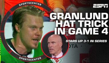 Mikael Granlund REACTS to hat trick for Stars + Mark Messier's Game 4 analysis | SportsCenter