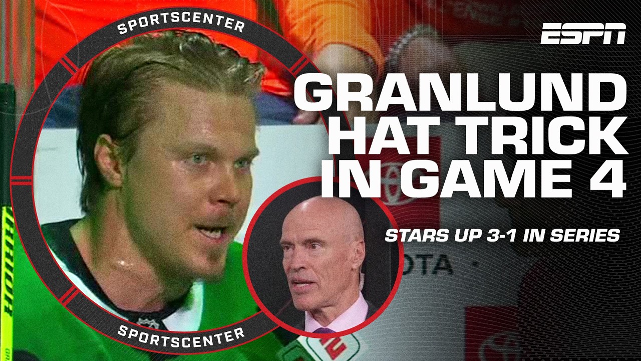 Mikael Granlund REACTS to hat trick for Stars + Mark Messier's Game 4 analysis | SportsCenter
