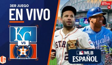 🔴 EN VIVO: Kansas City Royals Vs Houston Astros - MLB LIVE - JUEGO 3