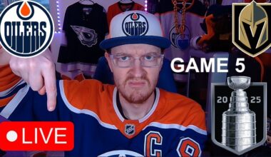 GAME 5: EDMONTON OILERS VS VEGAS GOLDEN KNIGHTS LIVE | FULL GAME REACTION AND COMMENTARY