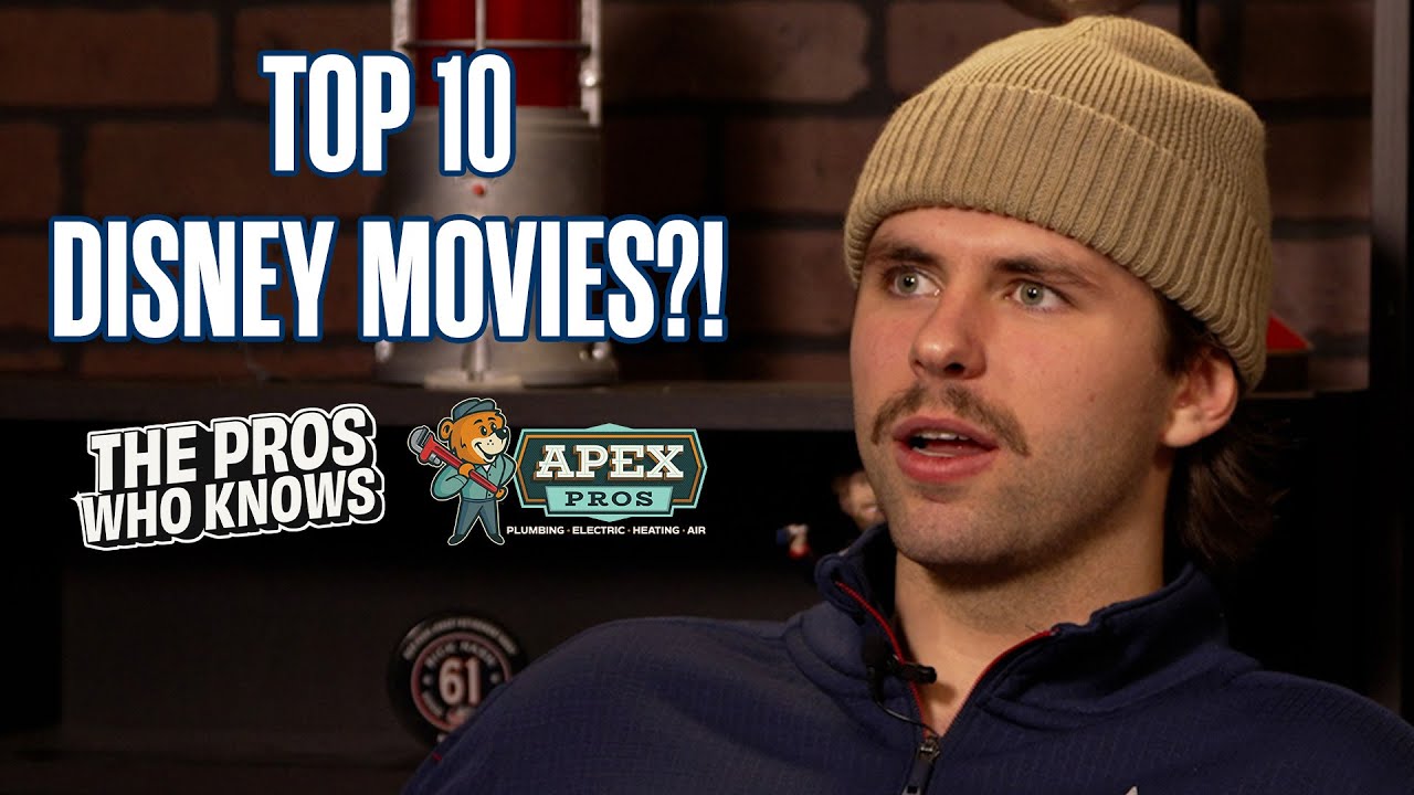 Adam Fantilli and Kent Johnson Try To Guess the TOP 10 DISNEY MOVIES! 🤣🍿 | Pros Who Knows
