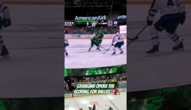 GRANLUND OPENS THE SCORING FOR #DALLASSTARS 🚨