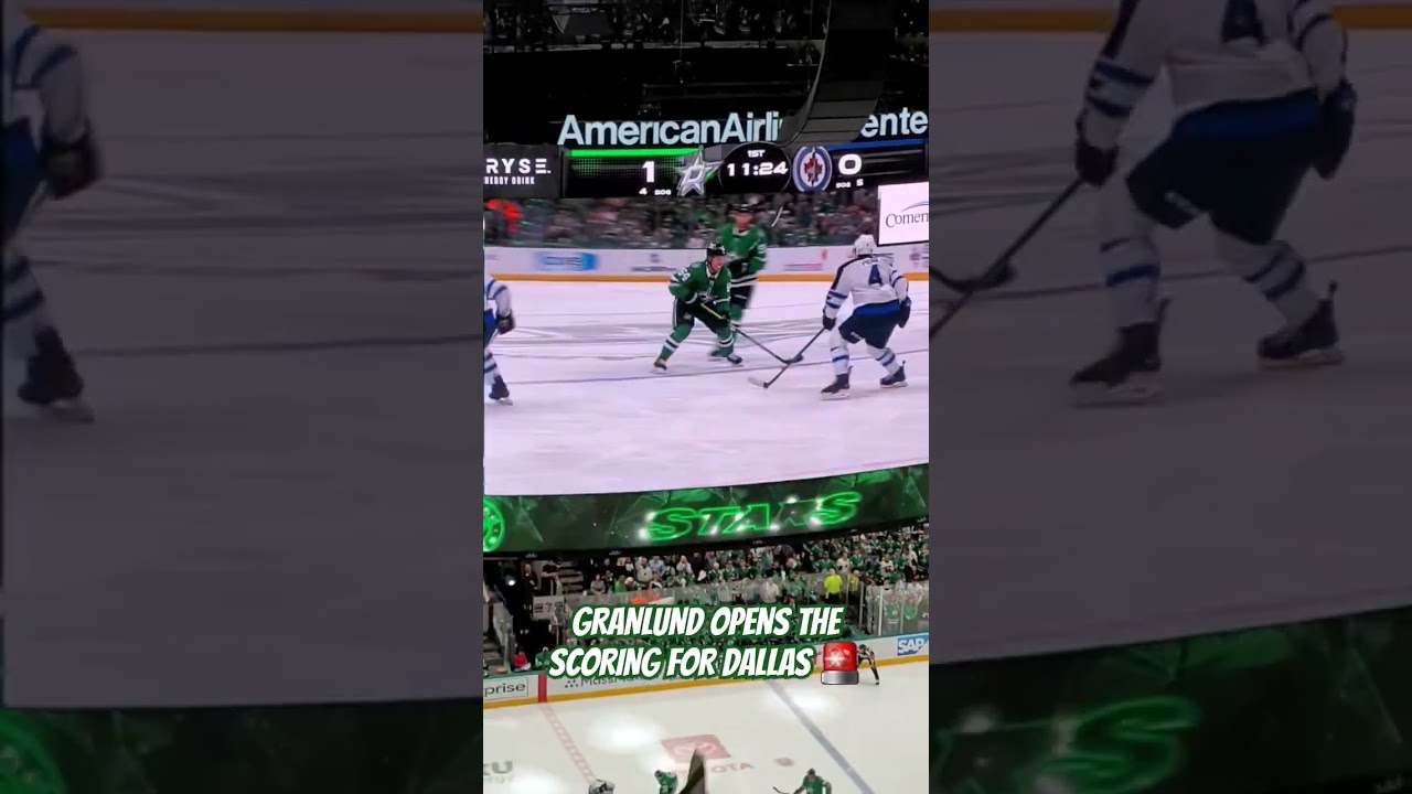 GRANLUND OPENS THE SCORING FOR #DALLASSTARS 🚨