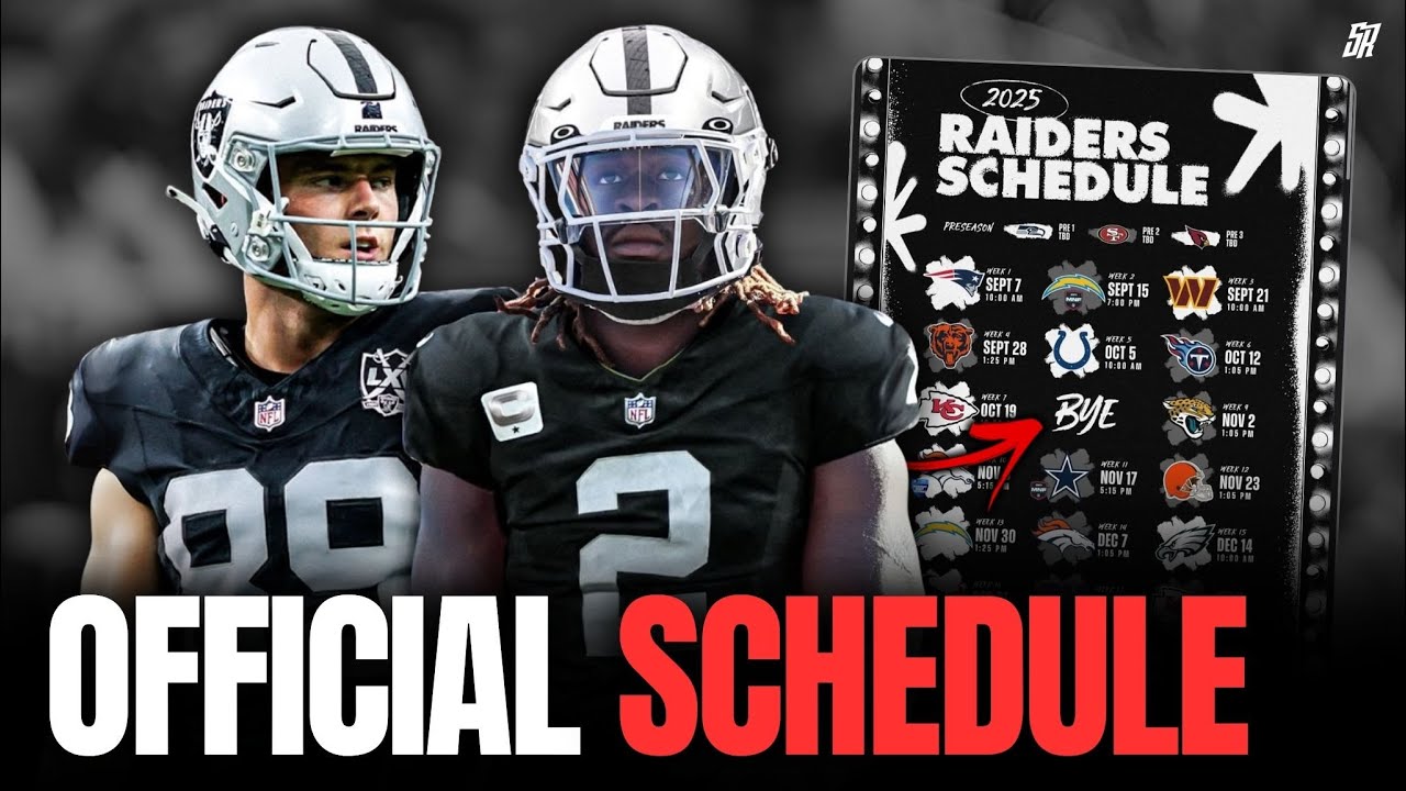 Breaking down the Las Vegas Raiders 2025 Schedule | NFL Schedule Release