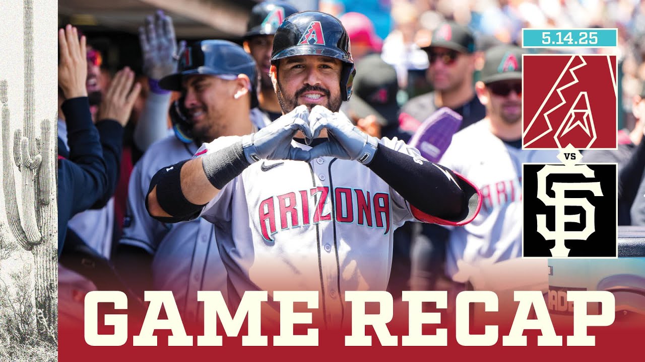 D-backs vs. Giants Game Highlights (5/14/25) | MLB Highlights | Arizona Diamondbacks