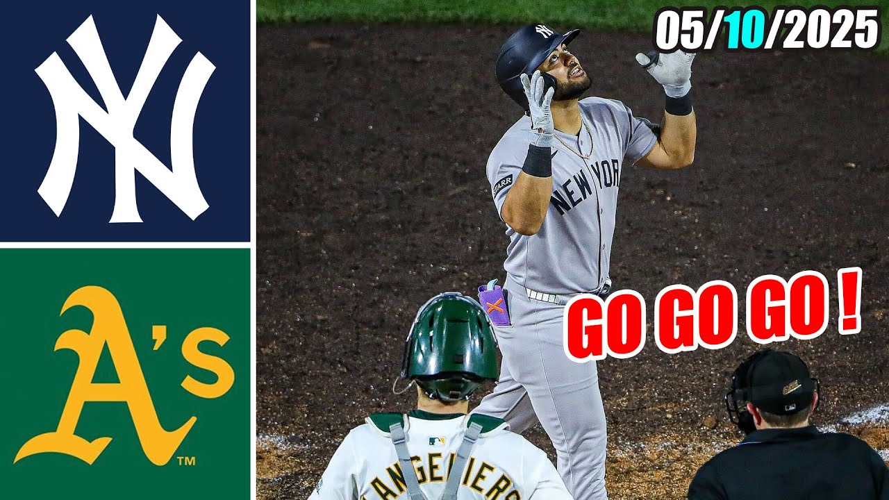 New York Yankees vs Oakland Athletics Game Highlights May 10, 2025 | MLB Highlights 2025
