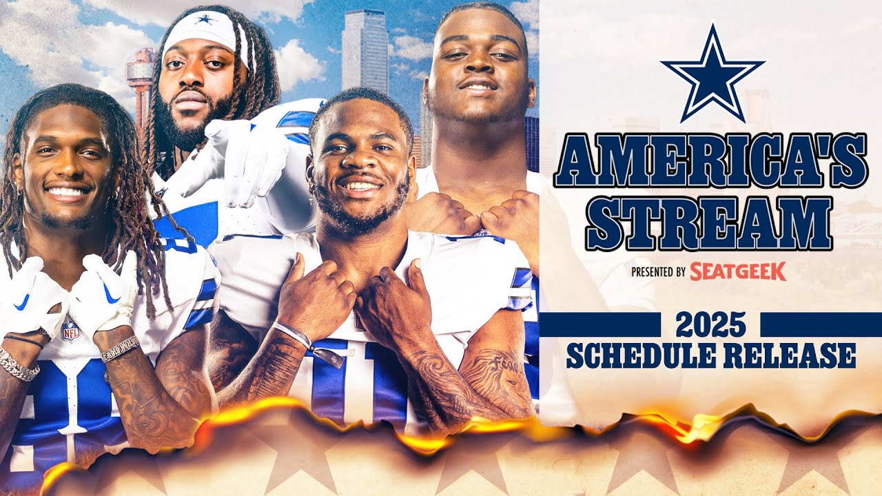 America’s Stream presented by SeatGeek | Dallas Cowboys Schedule Release | 2025