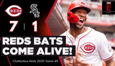 Cincinnati Reds Bats FINALLY WAKE UP! Reds Get Much Needed Win vs Chicago White Sox | Chatterbox G45