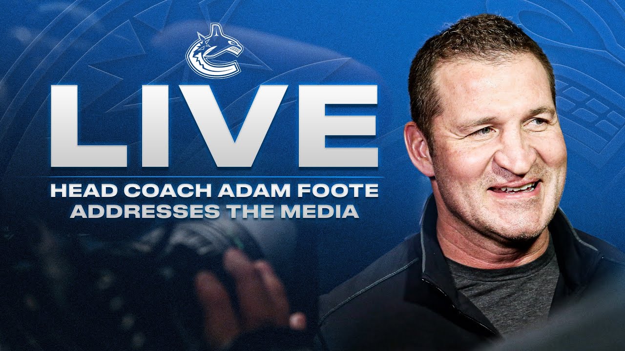 LIVE | Head Coach Adam Foote Media Availability 05.15.25