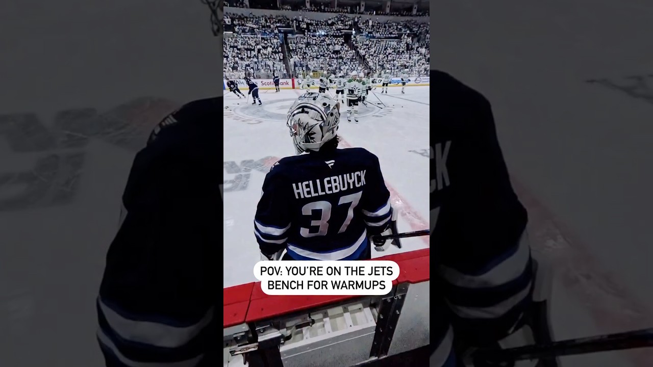 POV: You're On The Jets Bench For Warmups 👀