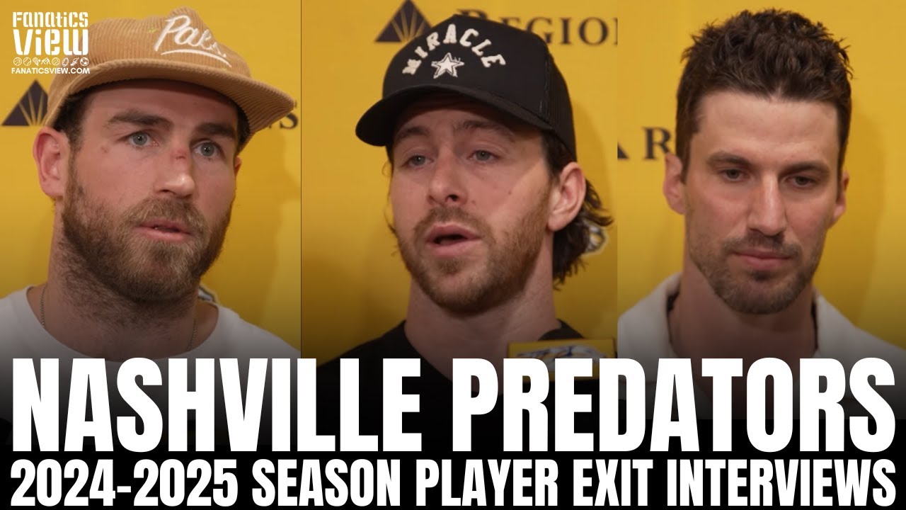 Nashville Predators 2024-2025 Exit Interviews Part 1: Jonathan Marchessault, Roman Josi & More