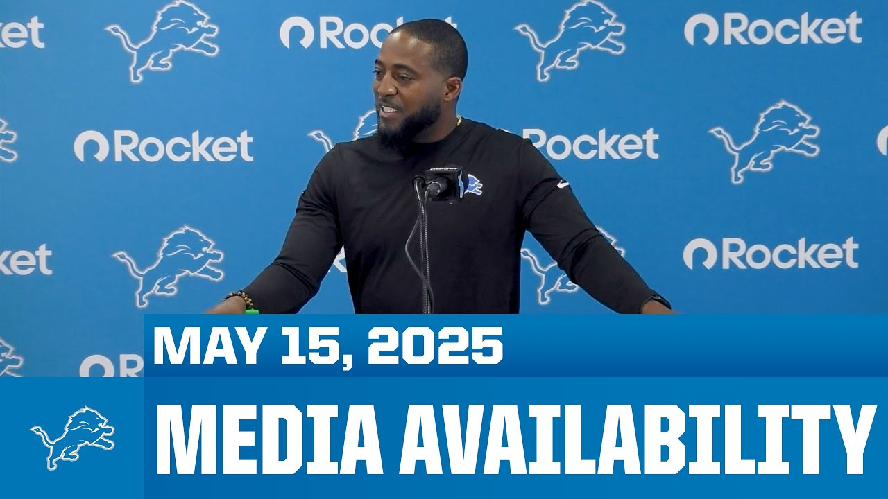 Detroit Lions defensive assistant coaches meet with the media | May 15, 2025