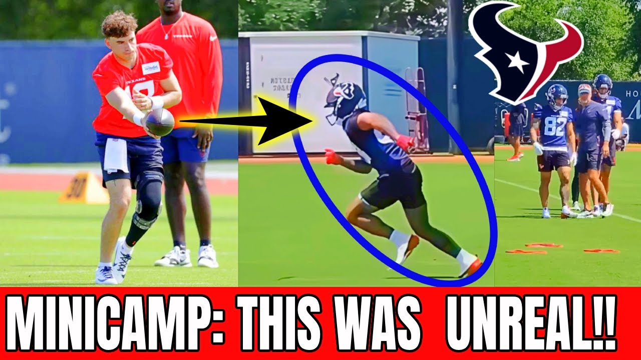 UNBELIEVABLE! FIRST LOOK: THE HOUSTON TEXANS ROOKIE MINICAMP WAS NASTY! (BREAKDOWN)