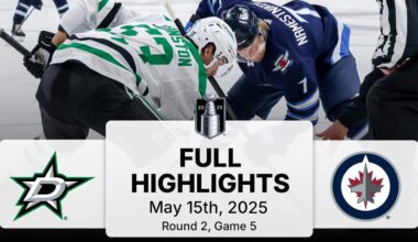 NHL Playoff Highlights | Stars vs. Jets | May 15, 2025