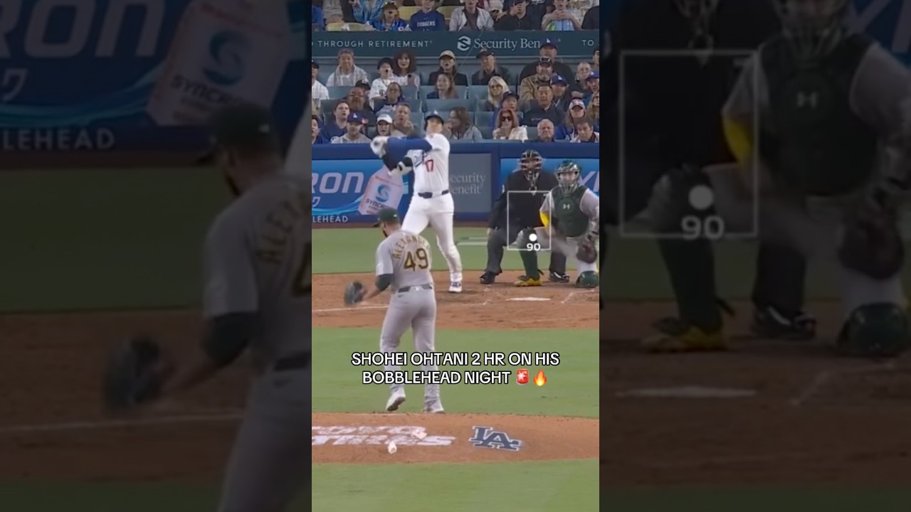 OHTANI WENT OFF ON HIS BOBBLEHEAD NIGHT 🤯🚀