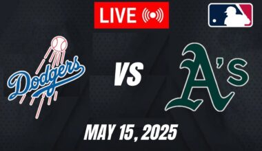 LIVE: Los Angeles Dodgers vs Oakland A’s – West Coast Baseball Showdown! ⚾🇺🇸 May 15, 2025
