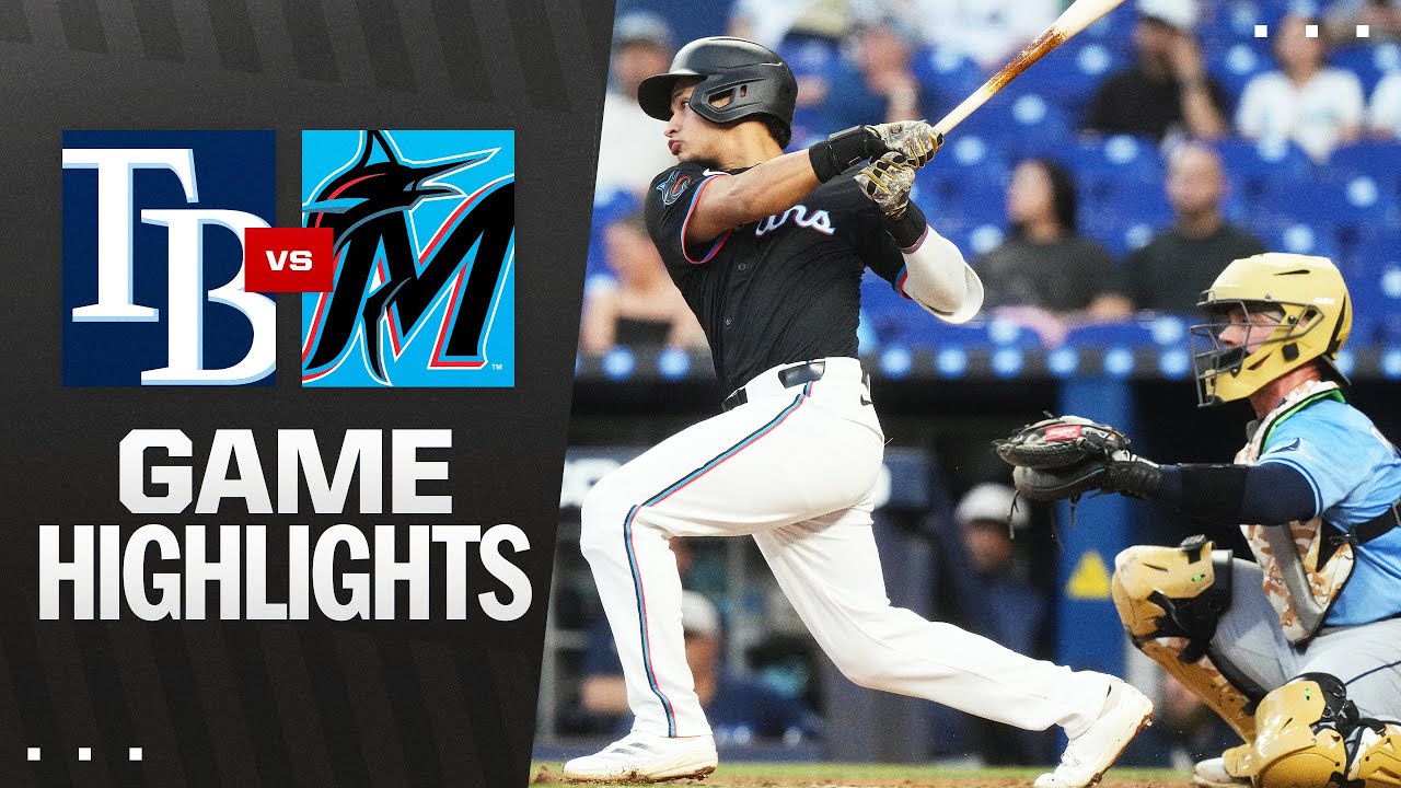 Rays vs. Marlins Game Highlights (5/16/25) | MLB Highlights