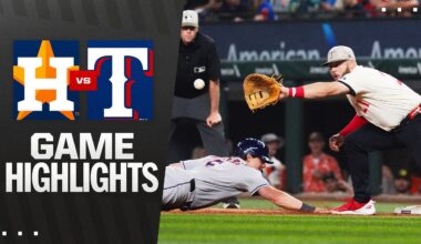 Astros vs. Rangers Game Highlights (5/16/25) | MLB Highlights