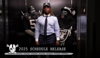 This Is Schedule Release | Raiders
