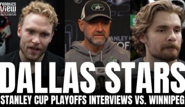 Mikko Rantanen, Sam Steel & Pete DeBoer Discuss Dallas Stars vs. Winnipeg Jets Series Before Game 6