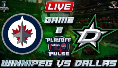 Winnipeg Jets vs Dallas Stars Game 6 LIVE Stream Game Audio | NHL Playoffs Streamcast & Chat