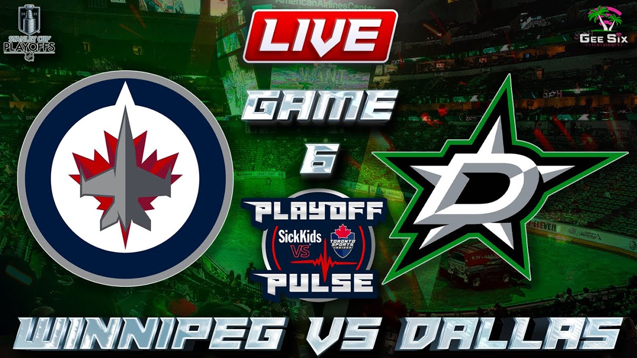 Winnipeg Jets vs Dallas Stars Game 6 LIVE Stream Game Audio | NHL Playoffs Streamcast & Chat