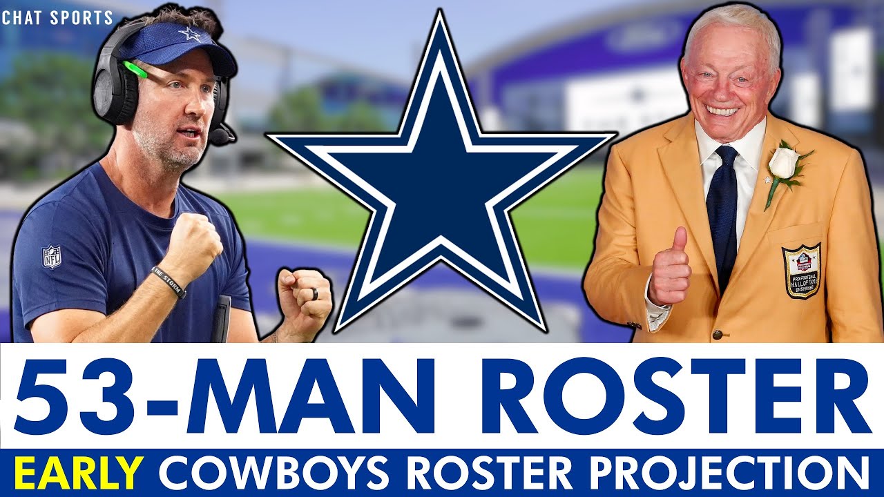 Dallas Cowboys 53-Man Roster Projection, Practice Squad Prediction & Notable Cuts