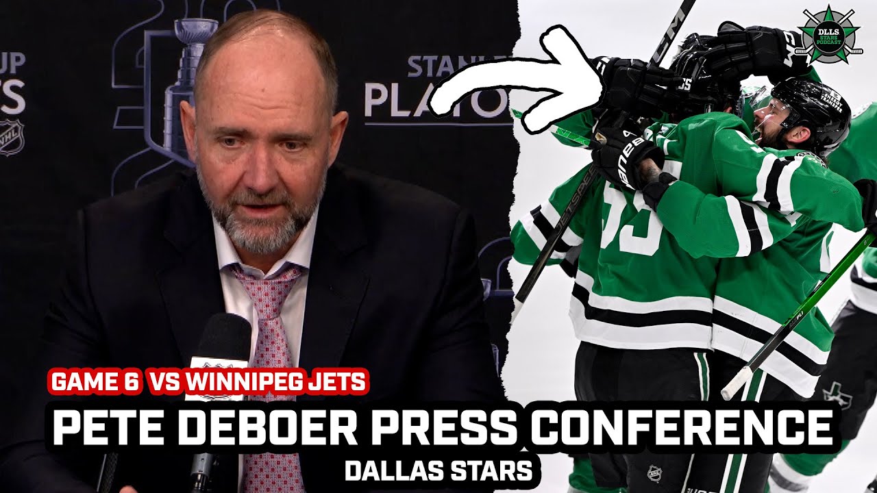 Pete DeBoer Talks the Dallas Stars Playoff ELIMINATION of the Winnipeg Jets