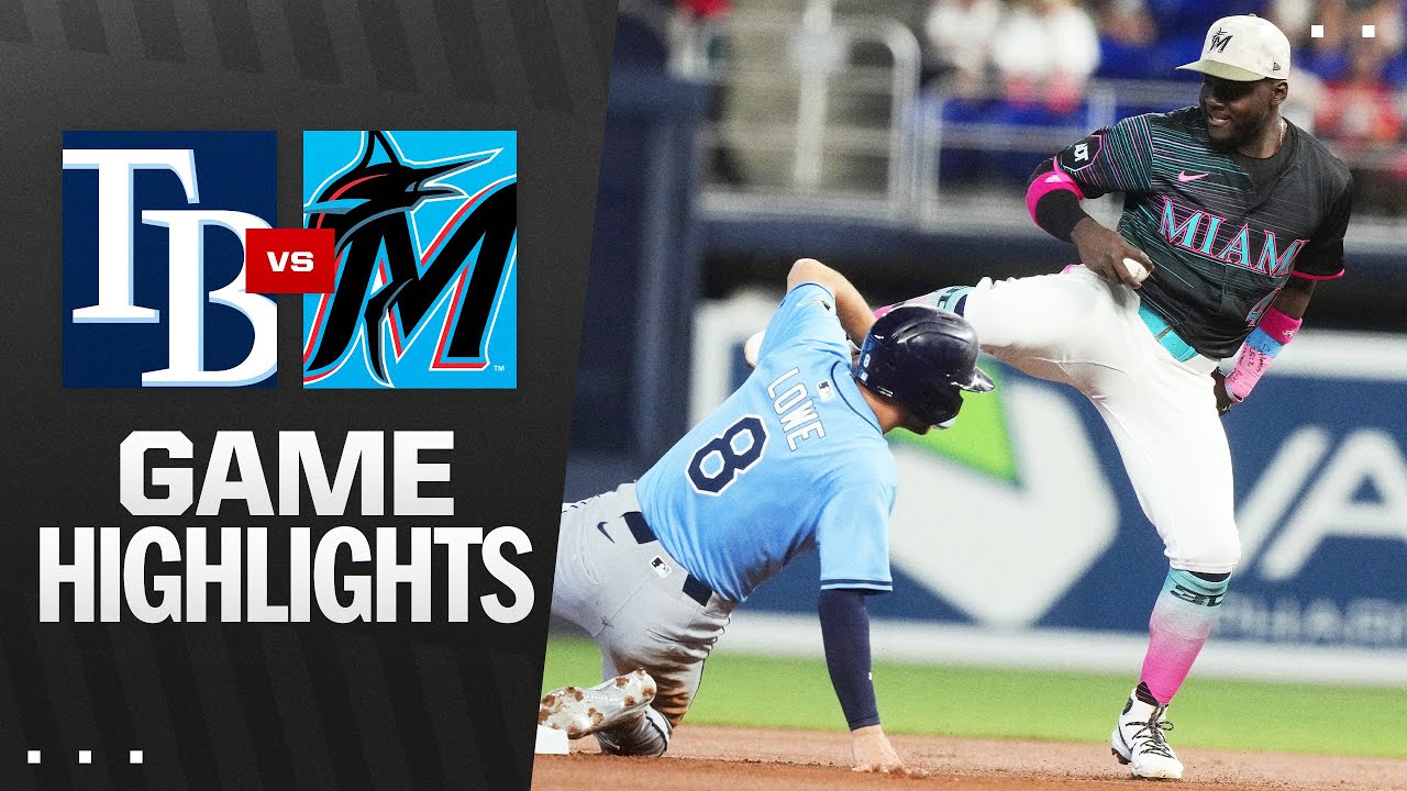 Rays vs. Marlins Game Highlights (5/17/25) | MLB Highlights