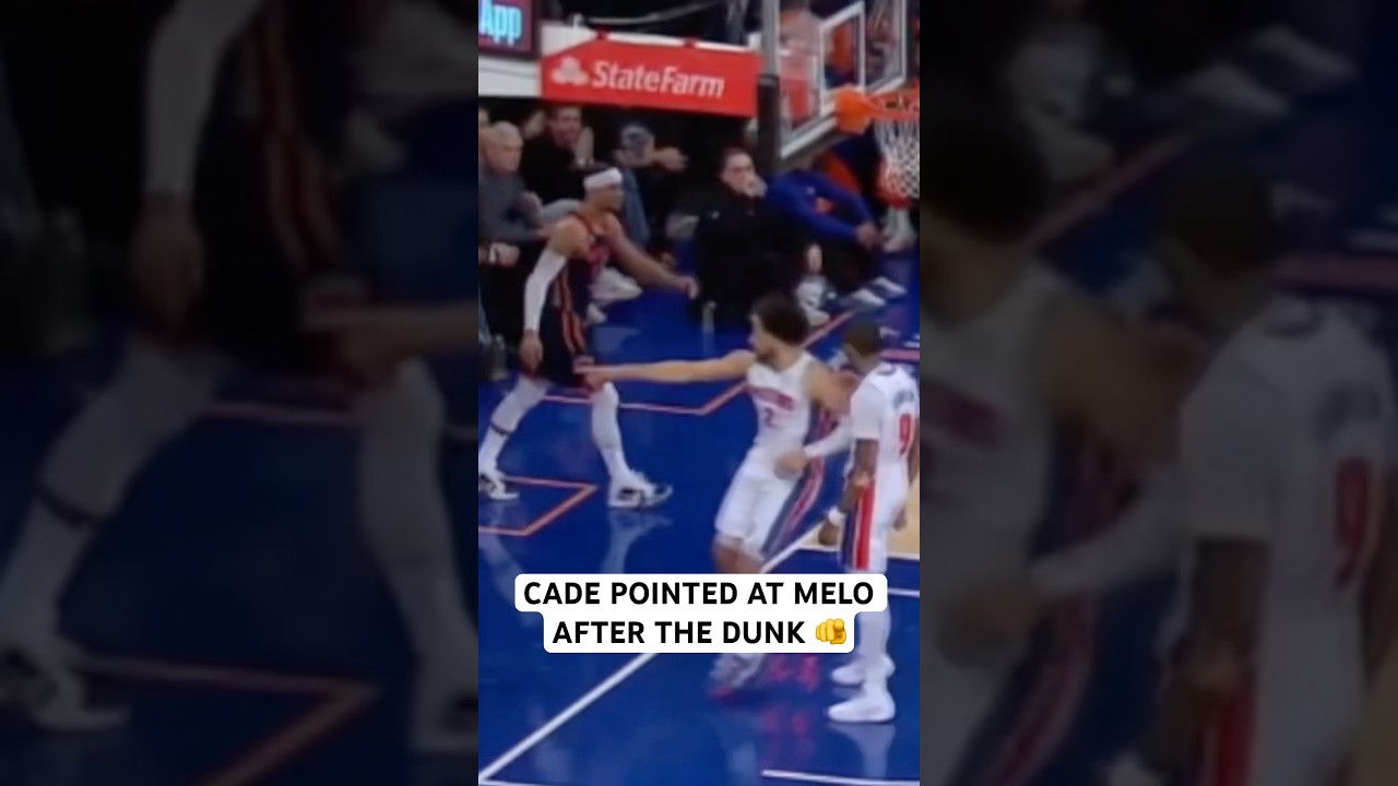 The point or dunk, which was better? 🥶 #nba #dunk #detroitpistons