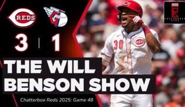 Chatterbox Reds Sunday Night: Welcome To The WILL BENSON SHOW; Cincinnati SWEEPS Cleveland Guardians