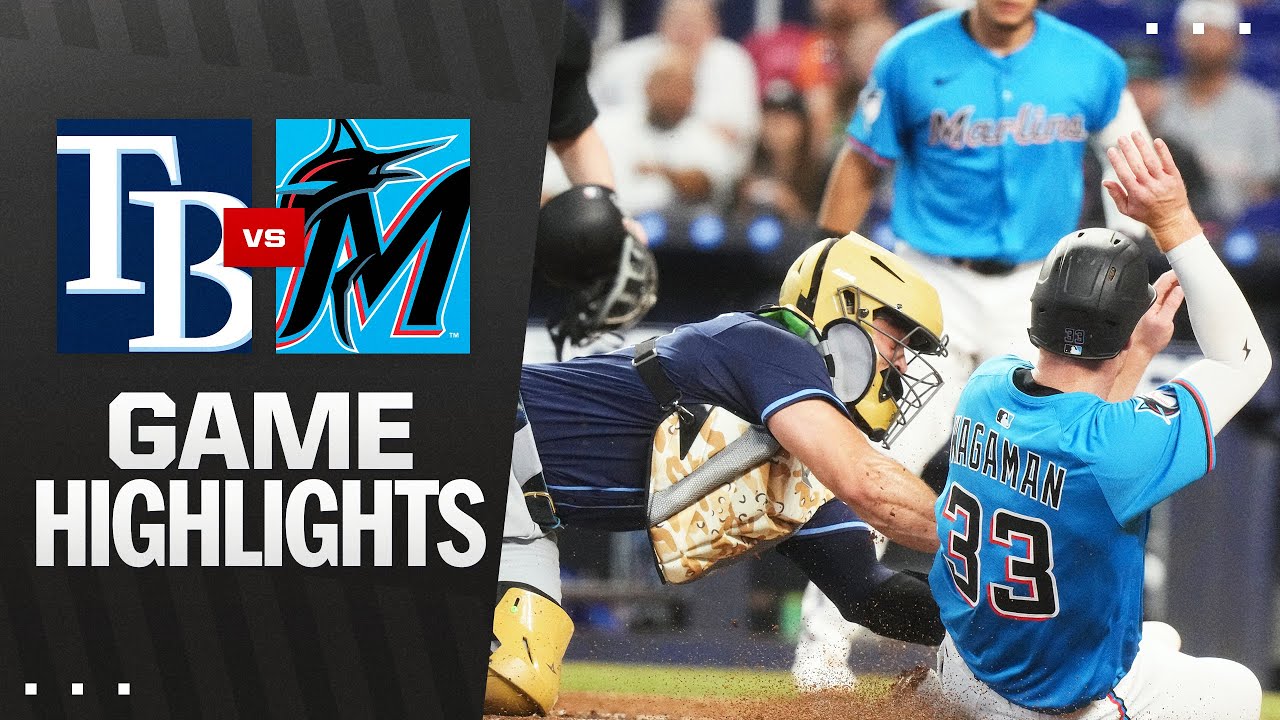 Rays vs. Marlins Game Highlights (5/18/25) | MLB Highlights