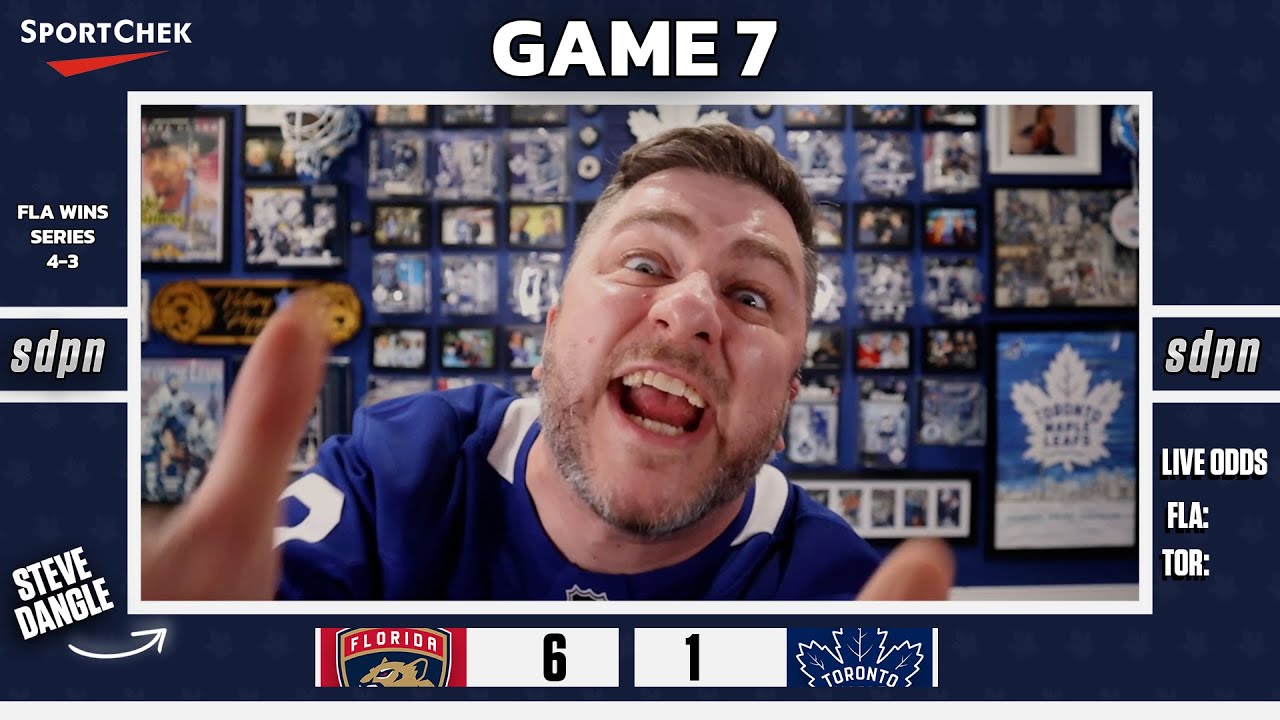 Steve Dangle reacts to Maple Leafs EMBARRASSING Game 7 Loss vs Panthers