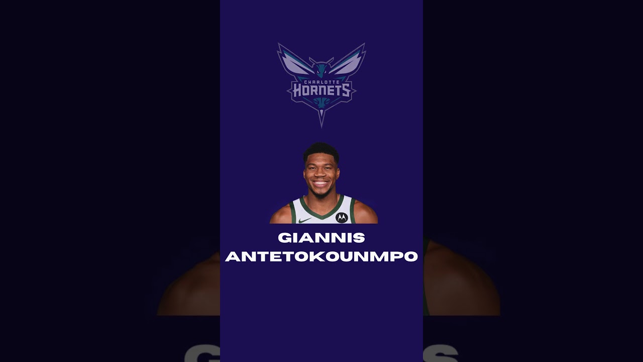 TRADING Giannis Antetokounmpo To The Charlotte Hornets! #nba #basketball #viral