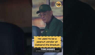 Actor TOM HANKS Used To Be A PEANUT VENDOR For OAKLAND ATHLETICS‼️2025 #mlb