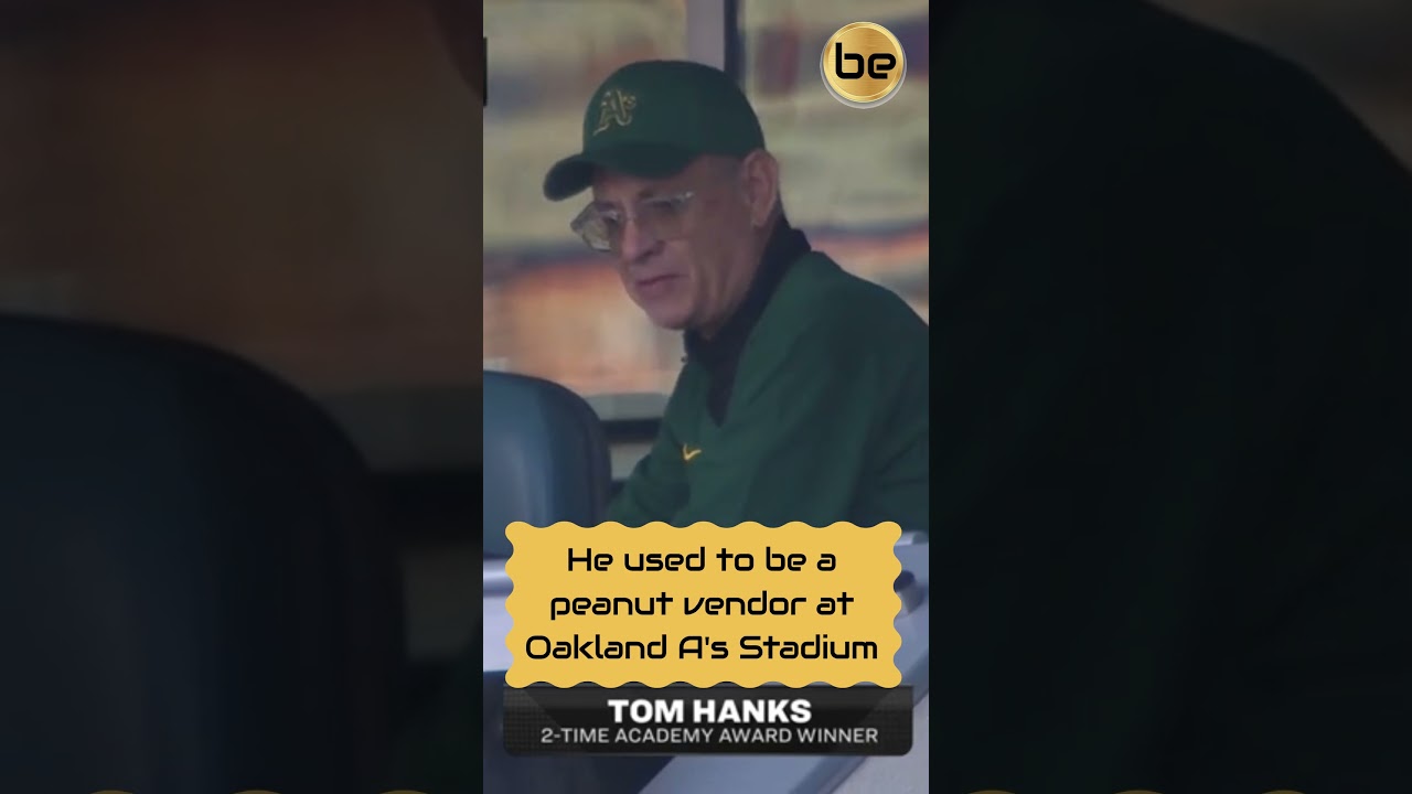 Actor TOM HANKS Used To Be A PEANUT VENDOR For OAKLAND ATHLETICS‼️2025 #mlb