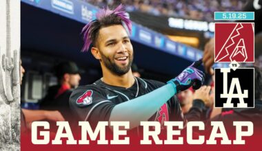 D-backs vs. Dodgers Game Highlights (5/19/25) | MLB Highlights | Arizona Diamondbacks
