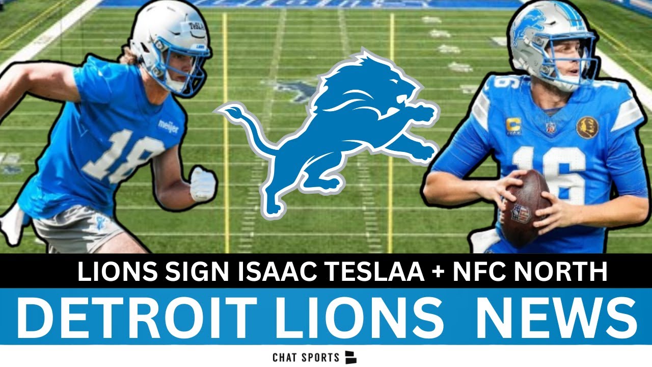 Detroit Lions News: Lions Sign Isaac TeSlaa To Contract, Lions NFC North Champions Again?