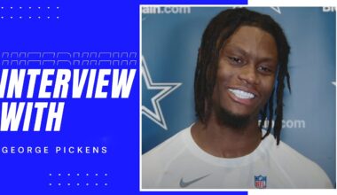 George Pickens: I'm a Chill Guy That Likes to Work | Dallas Cowboys 2025