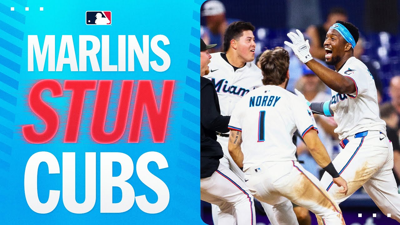 Marlins STUN the Cubs with a walk-off in the ninth! (feat. Jesús Sánchez game-winning double!)