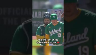 57 years of baseball in Oakland ended in front of a sellout crowd 👏