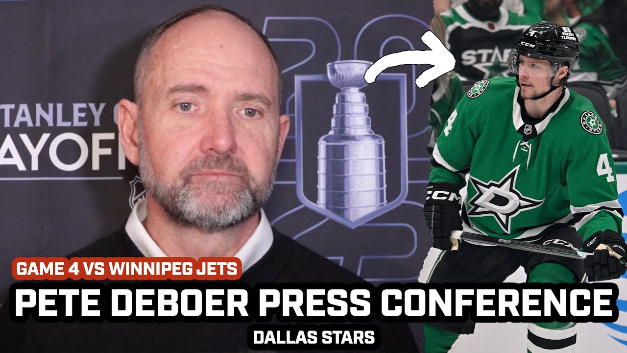 Pete DeBoer on Heiskanen’s Playoff Debut & How Stars Can ELIMINATE Winnipeg