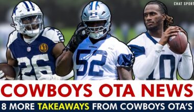 8 MORE Dallas Cowboys OTAs Takeaways Ft. Joe Milton, Tyler Booker, Kaiir Elam & Juanyeh Thomas