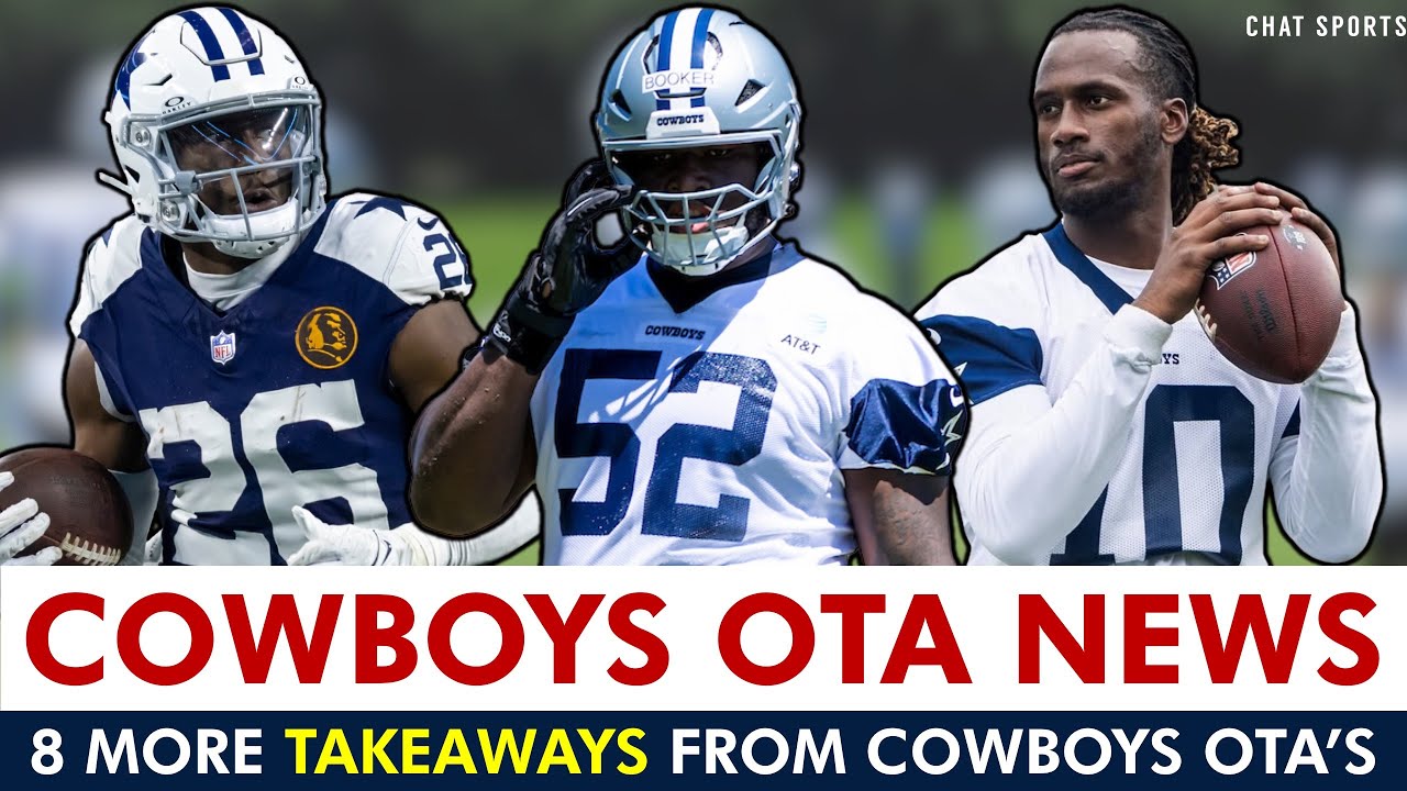 8 MORE Dallas Cowboys OTAs Takeaways Ft. Joe Milton, Tyler Booker, Kaiir Elam & Juanyeh Thomas