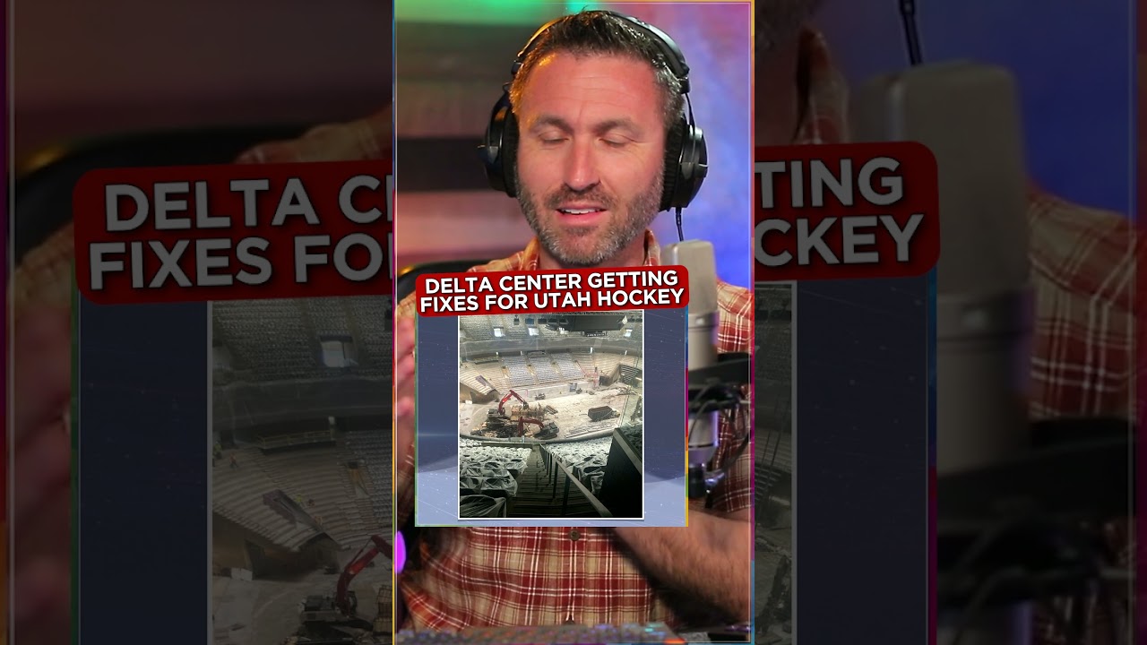 Construction UNDERWAY to Fix Delta Center for NHL hockey #utah #sports #hockey