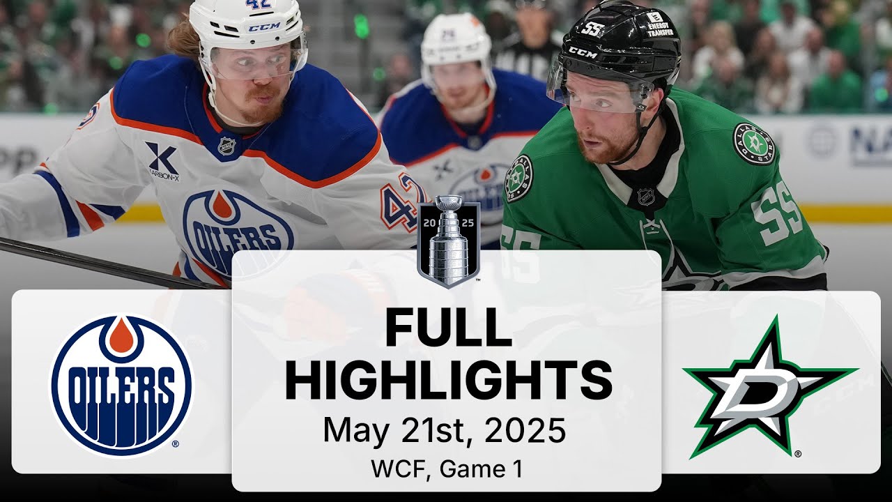 NHL Playoff Highlights | Oilers vs. Stars | Gm 1 | May 21, 2025