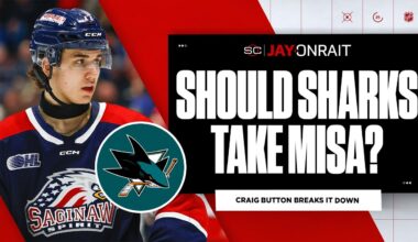 Is Michael Misa an obvious pick for Sharks at No. 2 overall?